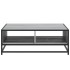 Mesa de centro madera ingeniería metal gris Sonoma 80x80x30