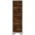 Estantería madera de ingeniería roble ahumado 50x31x169