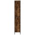 Estantería madera de ingeniería roble ahumado 50x31x169