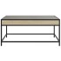 Mesa de centro con Infinity LED roble Sonoma 90x50x41
