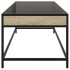 Mesa de centro con Infinity LED roble Sonoma 90x50x41