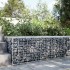 Cesta de gaviones con cubierta hierro galvanizado 100x100x50