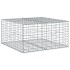 Cesta de gaviones con cubierta hierro galvanizado 100x100x50