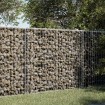 Cesta gaviones con cubierta hierro galvanizado 100x100x100 cm