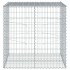 Cesta gaviones con cubierta hierro galvanizado 100x100x100