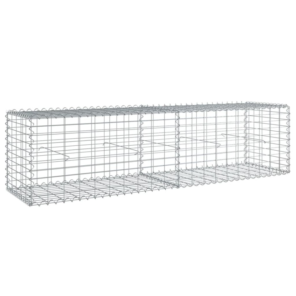Cesta de gaviones con cubierta hierro galvanizado 200x50x50