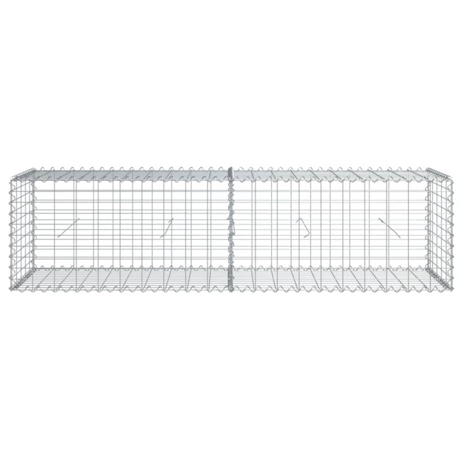 Cesta de gaviones con cubierta hierro galvanizado 200x50x50