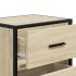 Mesitas noche 2 uds madera ingeniería roble Sonoma 40x31x50