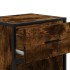 Mesitas noche 2 uds madera ingeniería roble ahumado 40x31x50