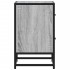 Mesita de noche madera de ingeniería gris Sonoma 40x31x50
