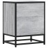Mesita de noche madera de ingeniería gris Sonoma 40x31x50