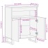 Aparador de madera maciza acacia 60x34x75