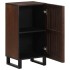 Aparador de madera maciza de mango marrón 40x34x75