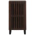 Aparador de madera maciza de mango marrón 40x34x75
