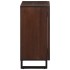 Aparador de madera maciza de mango marrón 40x34x75
