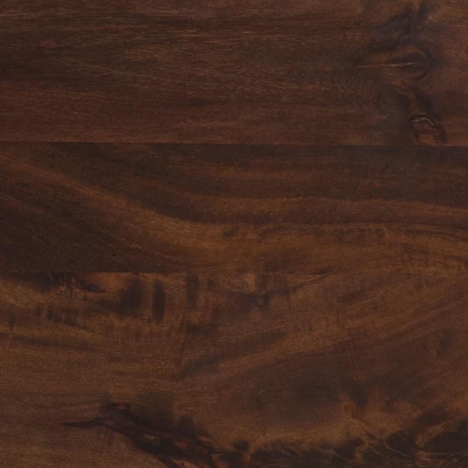 Aparador de madera maciza de mango marrón 40x34x75