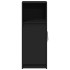 Aparador con luz LED madera de ingeniería negro 38x34x100