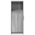 Aparador con LED madera de ingeniería gris Sonoma 38x34x100
