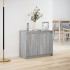 Aparador con LED madera de ingeniería gris Sonoma 72x34x61