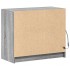 Aparador con LED madera de ingeniería gris Sonoma 72x34x61
