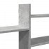 Estante de pared madera ingeniería gris hormigón 167,5x18x68