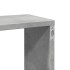 Estante de pared madera ingeniería gris hormigón 167,5x18x68