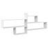 Estantería de pared madera ingeniería blanca 167,5x18x68