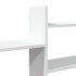 Estantería de pared madera ingeniería blanca 167,5x18x68