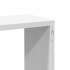 Estantería de pared madera ingeniería blanca 167,5x18x68