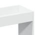 Aparador alto madera de ingeniería blanco 92x33x140