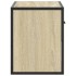 Mueble TV madera ingeniería y metal roble Sonoma 60x31x39,5