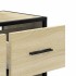 Mueble TV madera ingeniería y metal roble Sonoma 60x31x39,5