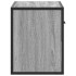 Mueble de TV madera y metal roble ahumado 60x31x39,5