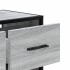 Mueble de TV madera y metal roble ahumado 60x31x39,5