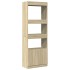 Aparador alto madera de ingeniería roble Sonoma 63x33x180