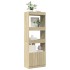 Aparador alto madera de ingeniería roble Sonoma 63x33x180