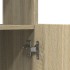Aparador alto madera de ingeniería roble Sonoma 63x33x180