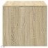 Mesa de centro con luces LED madera de ingeniería roble