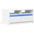 Mesa de centro con luces LED madera ingeniería