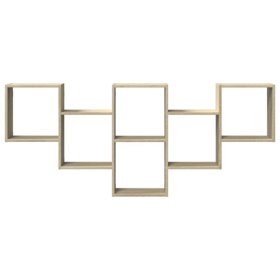 Estantería de pared madera ingeniería roble Sonoma