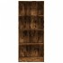 Estantería madera de ingeniería roble ahumado 60x24x143