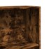 Estantería madera de ingeniería roble ahumado 60x24x143