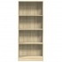 Estantería de madera de ingeniería roble Sonoma 60x24x143