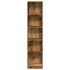 Estantería madera de ingeniería color envejecido 40x24x176