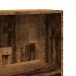 Estantería madera de ingeniería color envejecido 40x24x176