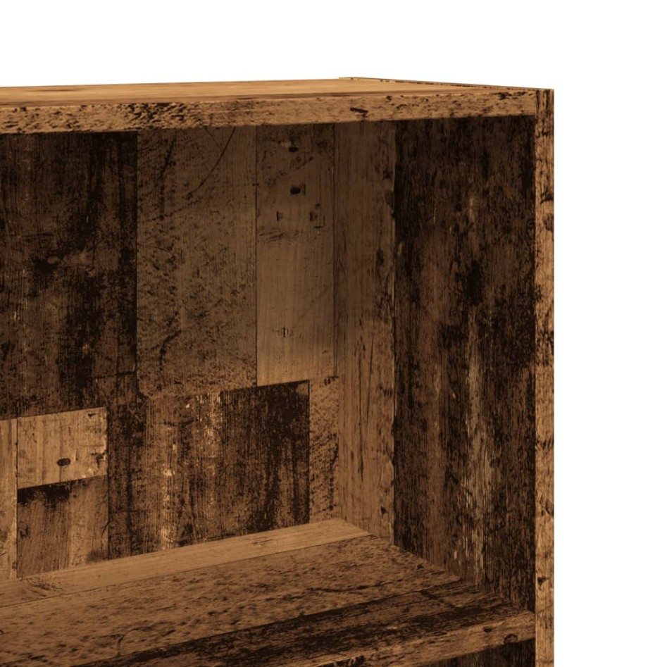 Estantería madera de ingeniería color envejecido 40x24x176