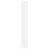Estantería de madera de ingeniería blanca 40x24x176