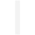 Estantería de madera de ingeniería blanca 60x24x176