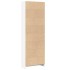 Estantería de madera de ingeniería blanca 60x24x176