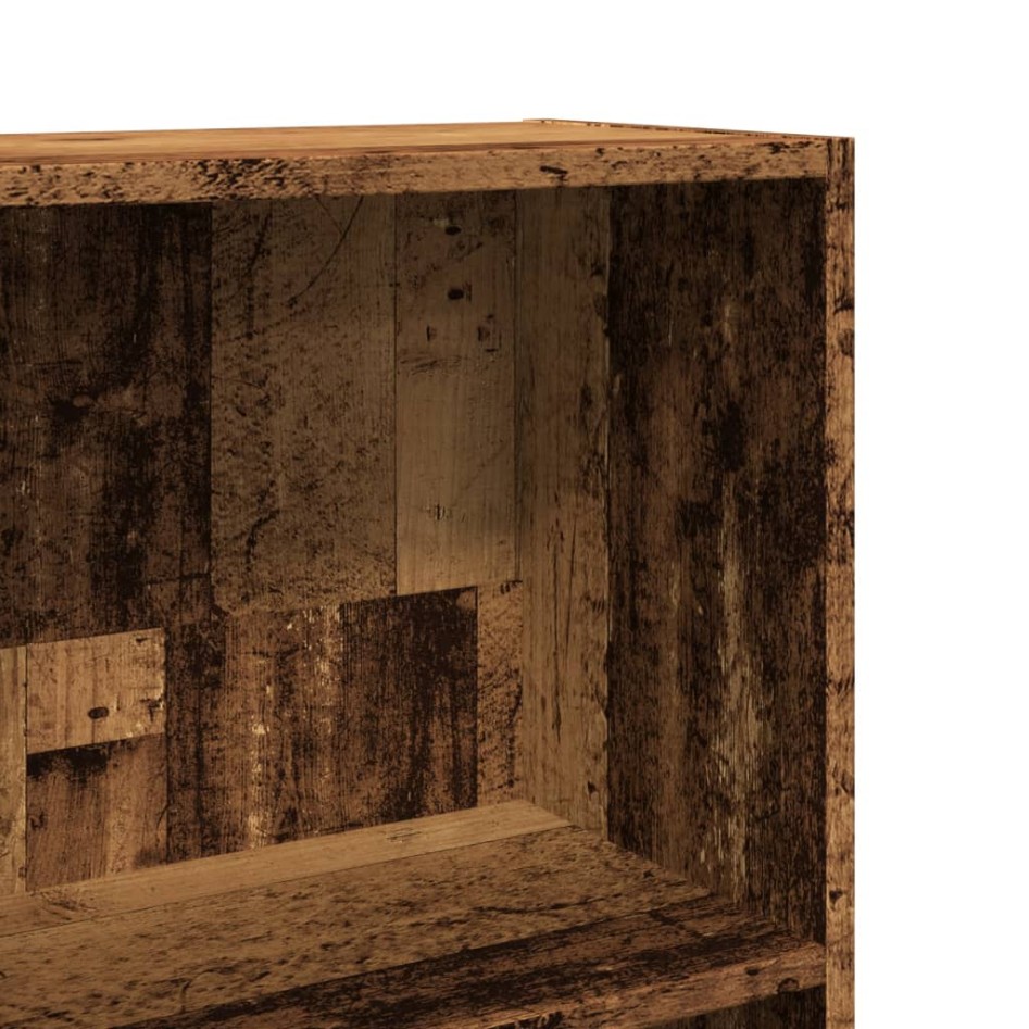 Estantería madera de ingeniería color envejecido 60x24x176